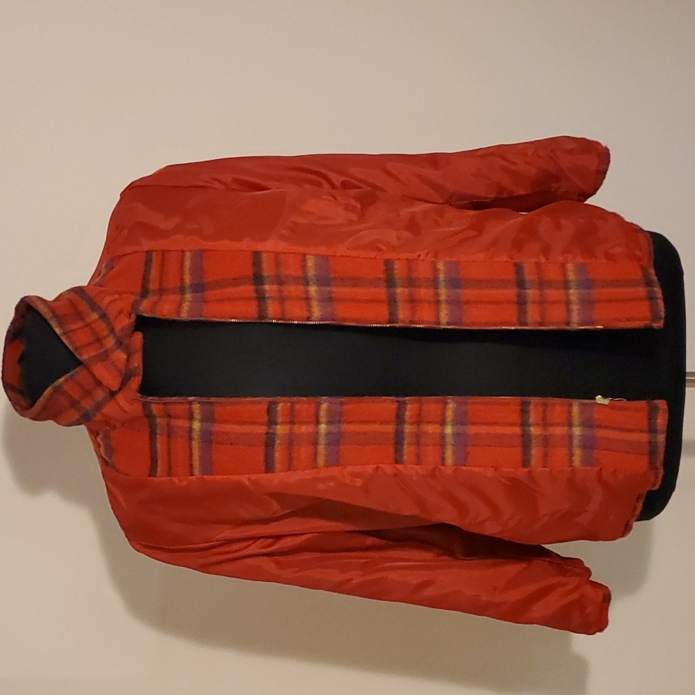 Plaid Wool Jacket - image 6